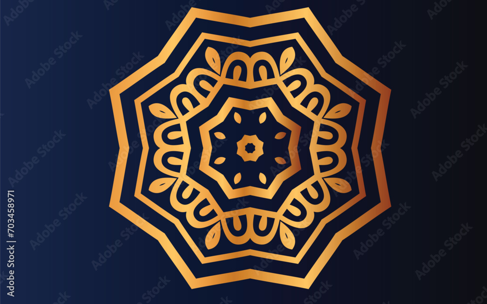 Ornamental luxury mandala pattern