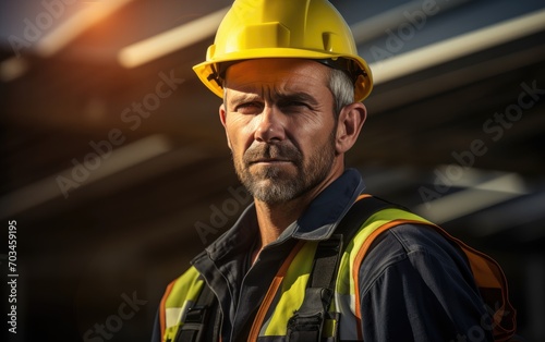 Portrait of a solar farm wo...