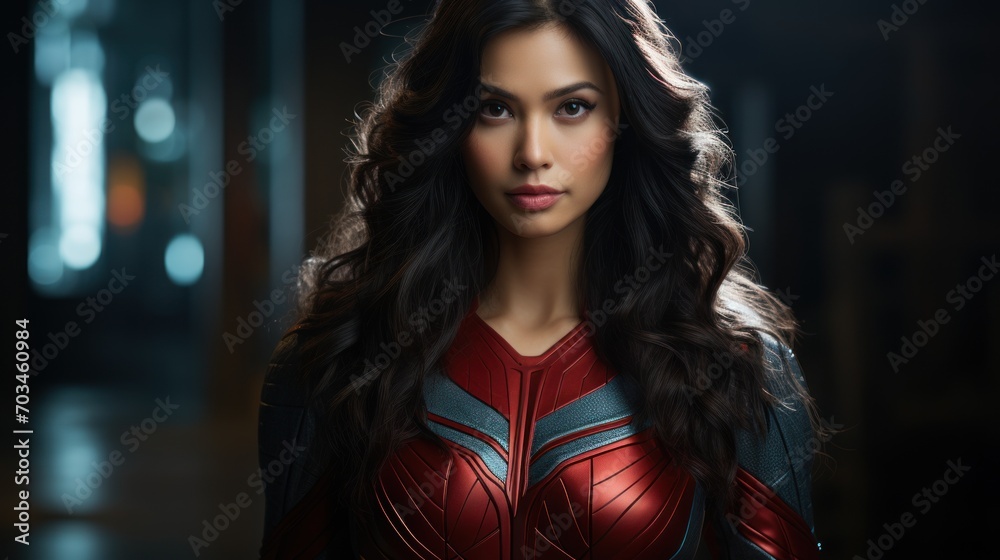 A beautiful woman is a superhero A beautiful woman is a superhero