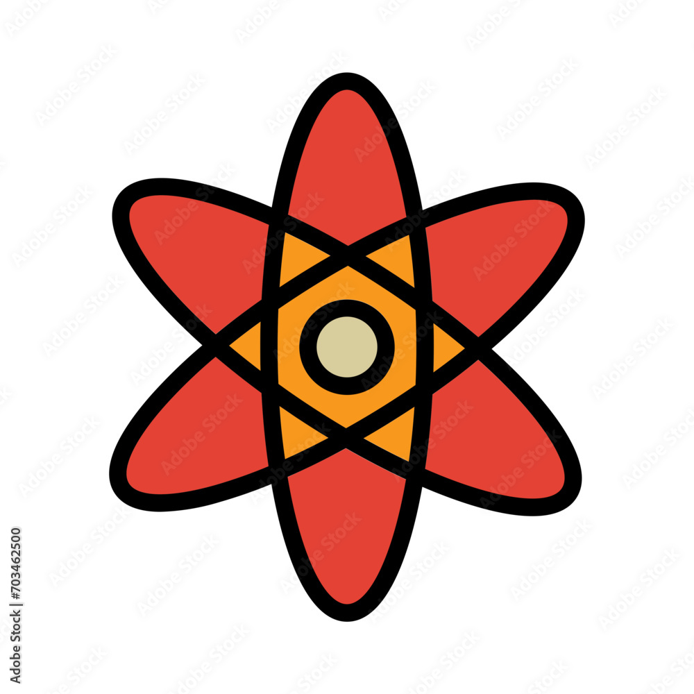 Gear Math Physics Filled Outline Icon Gear Math Physics Filled Outline Icon