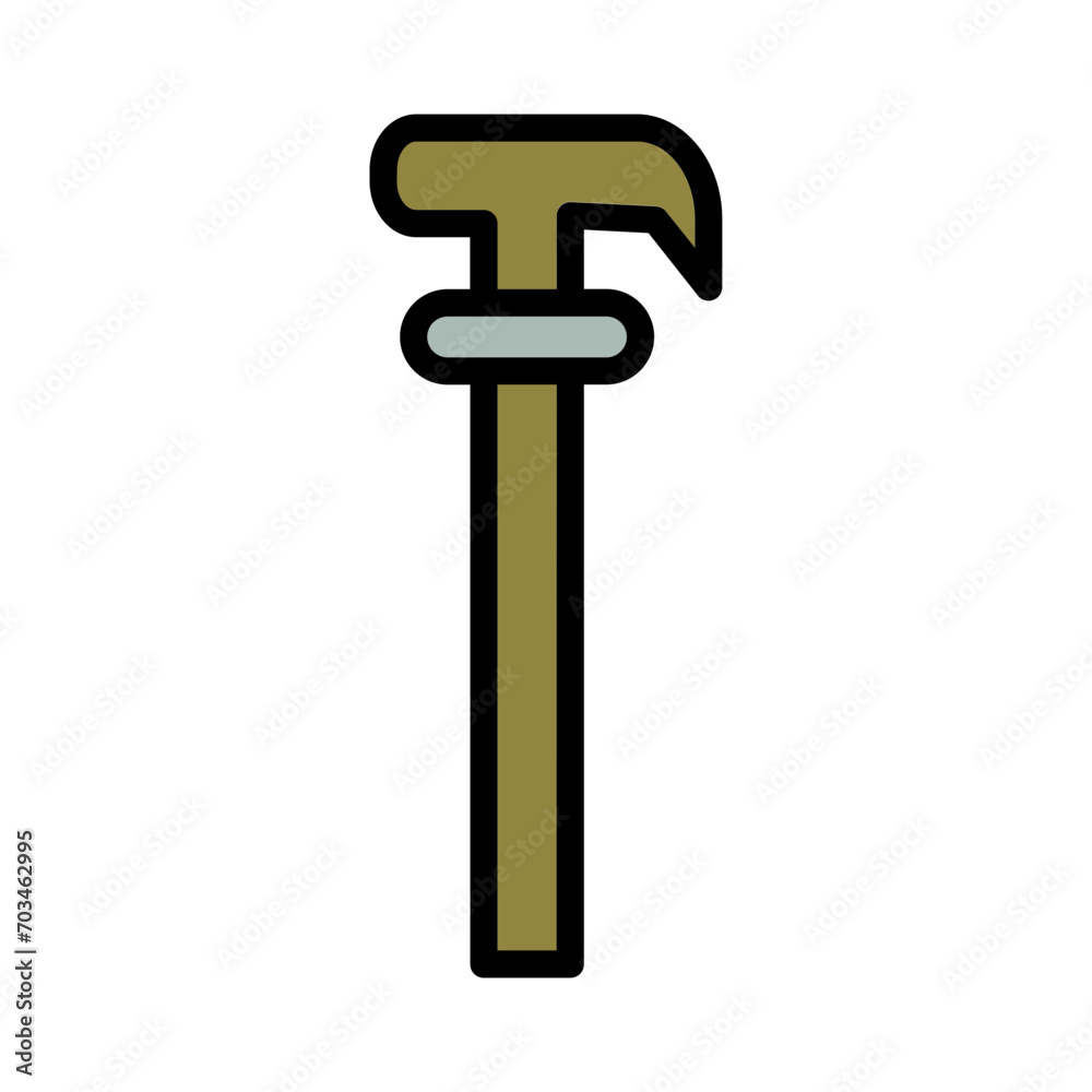 Sword Cane Blade Filled Outline Icon Sword Cane Blade Filled Outline Icon