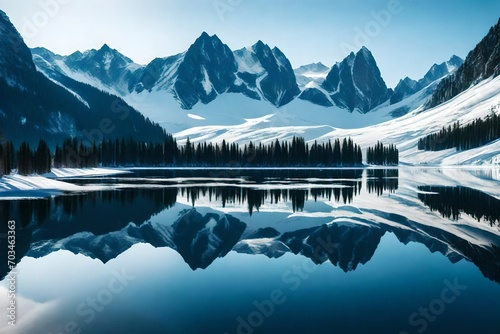 reflection in lake