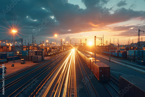 Global logistics network distribution and transportation  Smart logistics 