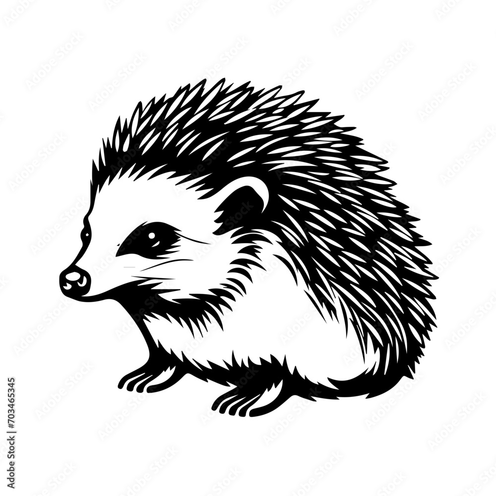 Cute Hedgehog Vector Cute Hedgehog Vector