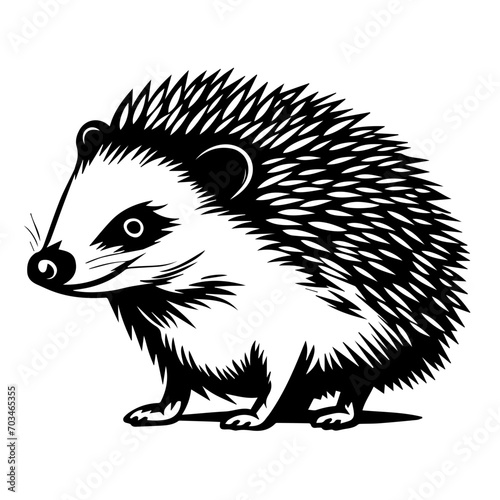 Cute Hedgehog Vector