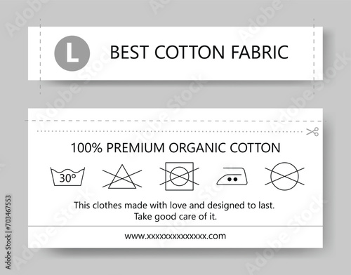 Organic Cotton Washing Instruction