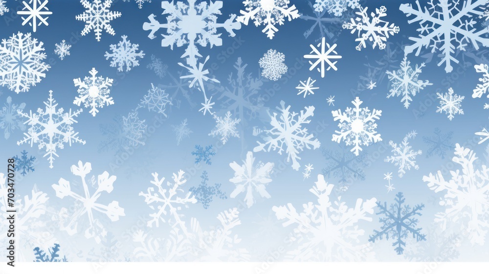 Pattern Snowflakes gently fall from the sky Pattern Snowflakes gently fall from the sky