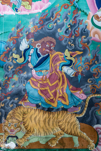 Dorje Trollo, Thangki, Buddhist Art, Tibetan Buddhism