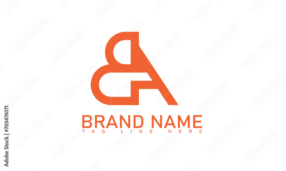 AB or BA letter logo. Unique attractive creative modern initial AB BA A B initial based letter icon logo AB or BA letter logo. Unique attractive creative modern initial AB BA A B initial based letter icon logo