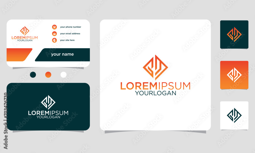 initials gm monogram business card logo design vector initials gm monogram business card logo design vector