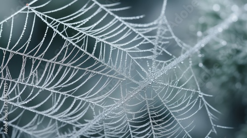 spider web with dew drops © faiz