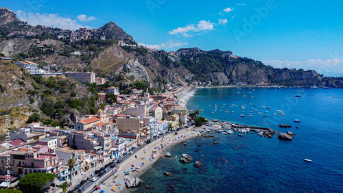 view of the city of Taormina