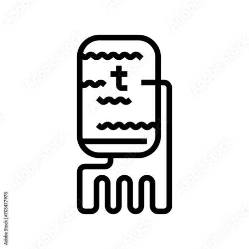 heat pump geothermal energy line icon vector. heat pump geothermal energy sign. isolated contour symbol black illustration