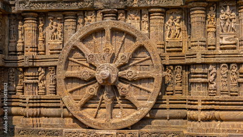 Photos The ancient Sun (surya) Temple at Konark in Orrisa India