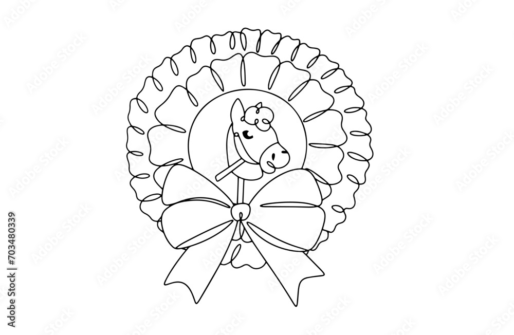 Hobby horsing. Victory. Reward. One line Hobby horsing. Victory. Reward. One line