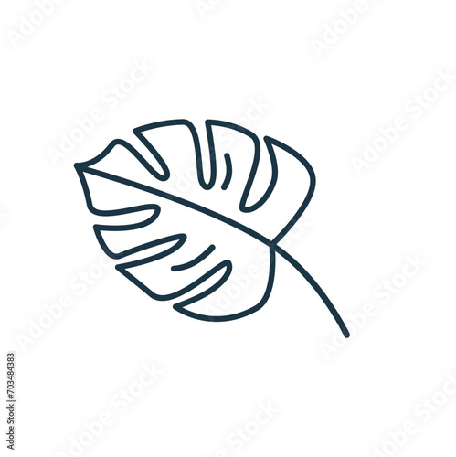 Outline objects for vacation trip, summer holiday near ocean and nature isolated on white background. 