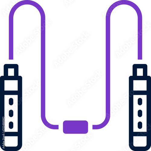 jumping rope icon. vector mixed icon for your website, mobile, presentation, and logo design.