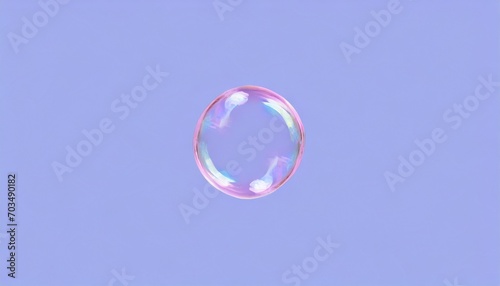 soap bubble on background