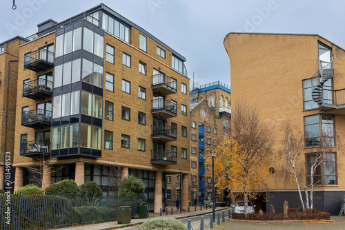 London, UK - 20 December 2023, Bermondsey is a district in southeast London, part of the London Borough of Southwark, photo