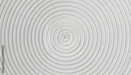 offset white concentric wave shaped rings or circles background wallpaper banner flat lay top view from above