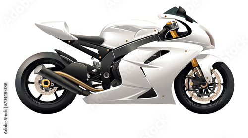 Big bike on transparent background PNG