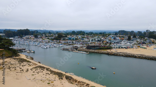 Wallpaper Mural Santa Cruz, CA harbor Torontodigital.ca