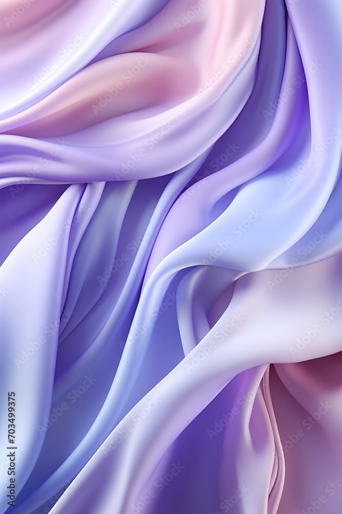 Obraz premium Gradient purple pink silk fabric