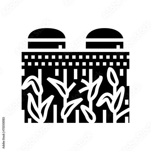 bioenergy farming biomass glyph icon vector. bioenergy farming biomass sign. isolated symbol illustration