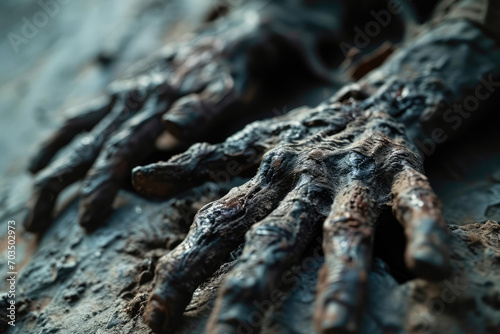 Horror Movie Concept With Spooky Zombie Hands © Anastasiia