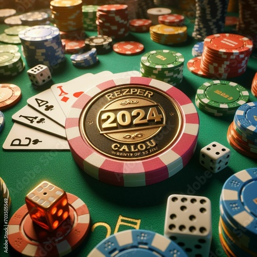 2024 Happy New Year Poker files 2024 Generative ai 