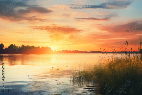 Dawn s Embrace  Lake Serenity