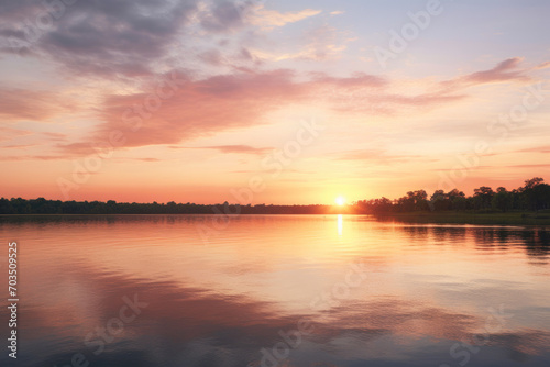 Morning Glow on Freshwater Haven © AIproduction