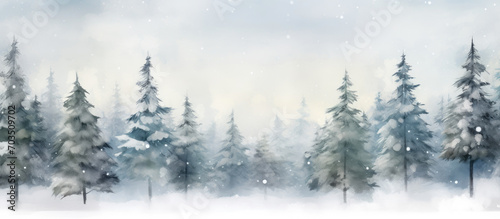 Winter Wonderland: Festive Fir Trees