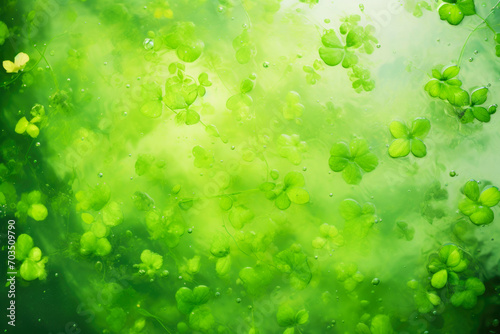 Minimalist Pond Beauty: Duckweed Ripples