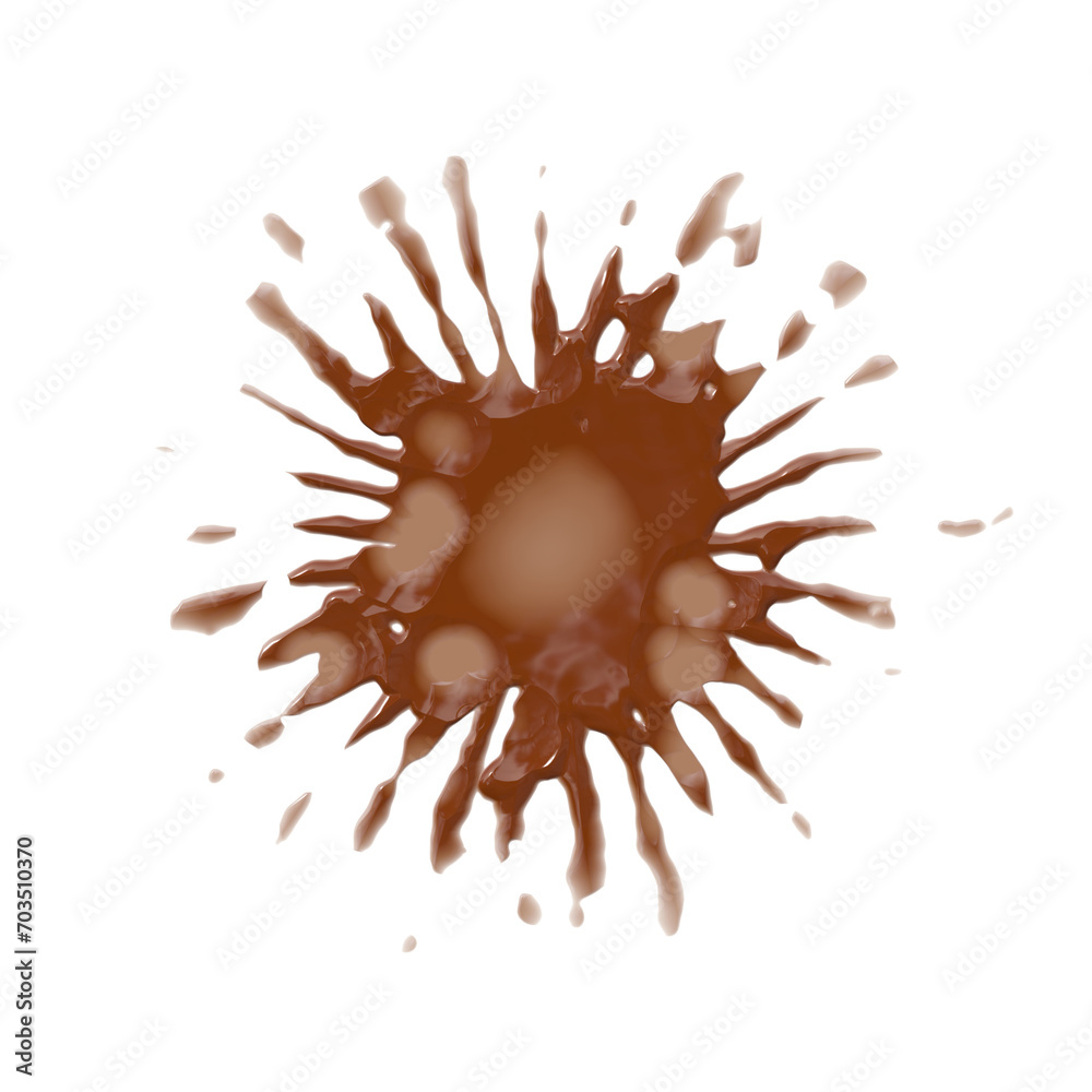 splat - brown splat - brown