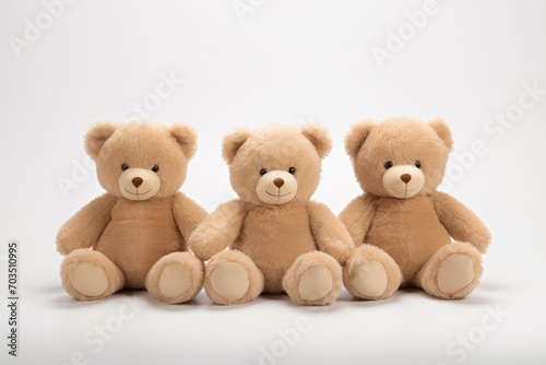 Set of 3 Delightful Teddy Bears © AIproduction