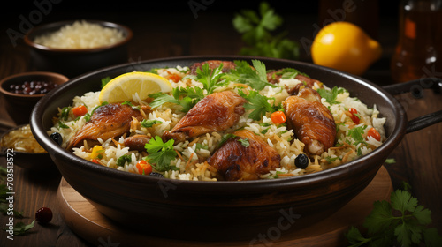 chicken and rice, meat with rice, Pakistani spicy food collection, Indian spicy food collection, Biryani