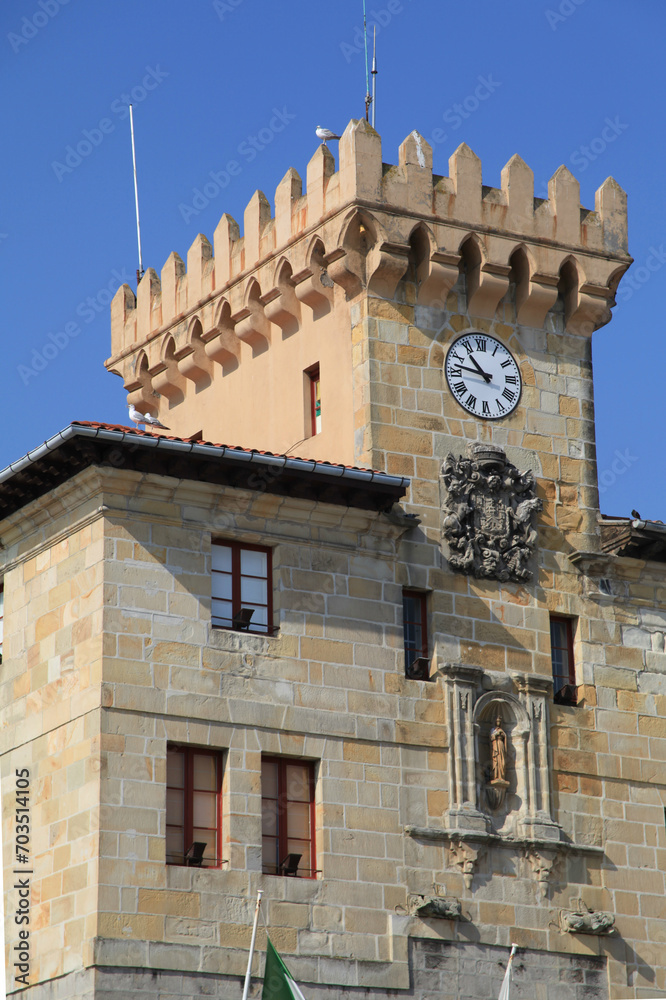 Town Hall of Castro Urdiales in Spain