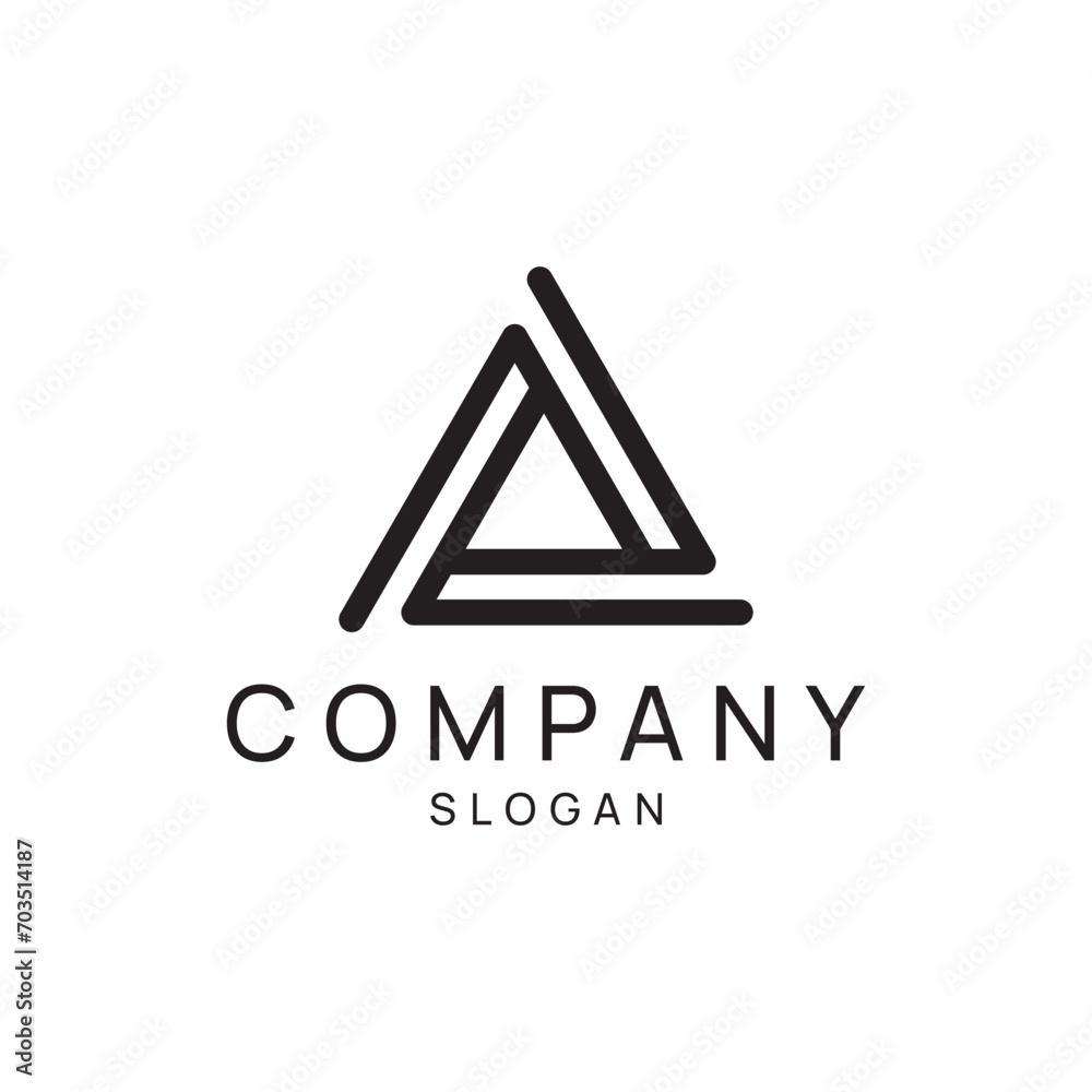 simple line triangle logo design timeless emblem brand identity logotype abstract minimalist monogram typography vector logo simple line triangle logo design timeless emblem brand identity logotype abstract minimalist monogram typography vector logo