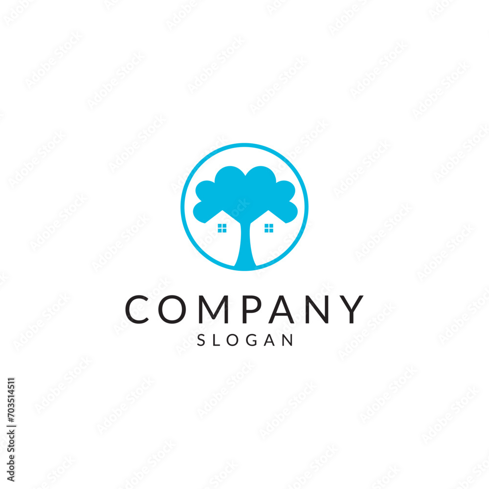 Tree home real estate logo design timeless emblem brand identity logotype abstract minimalist monogram typography vector logo Tree home real estate logo design timeless emblem brand identity logotype abstract minimalist monogram typography vector logo