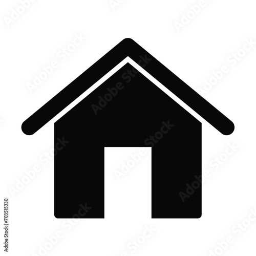 house icon for graphic and web design photo