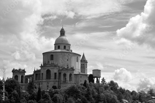 Sanctuary of the Madonna of San Luca is a basilica church in Bologna, northern Italy, sited atop a forested hill, Colle or Monte della Guardia