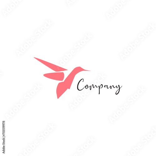 Free Download Bird logo design timeless emblem brand identity logotype abstract minimalist monogram typography vector logo - GFXLoad