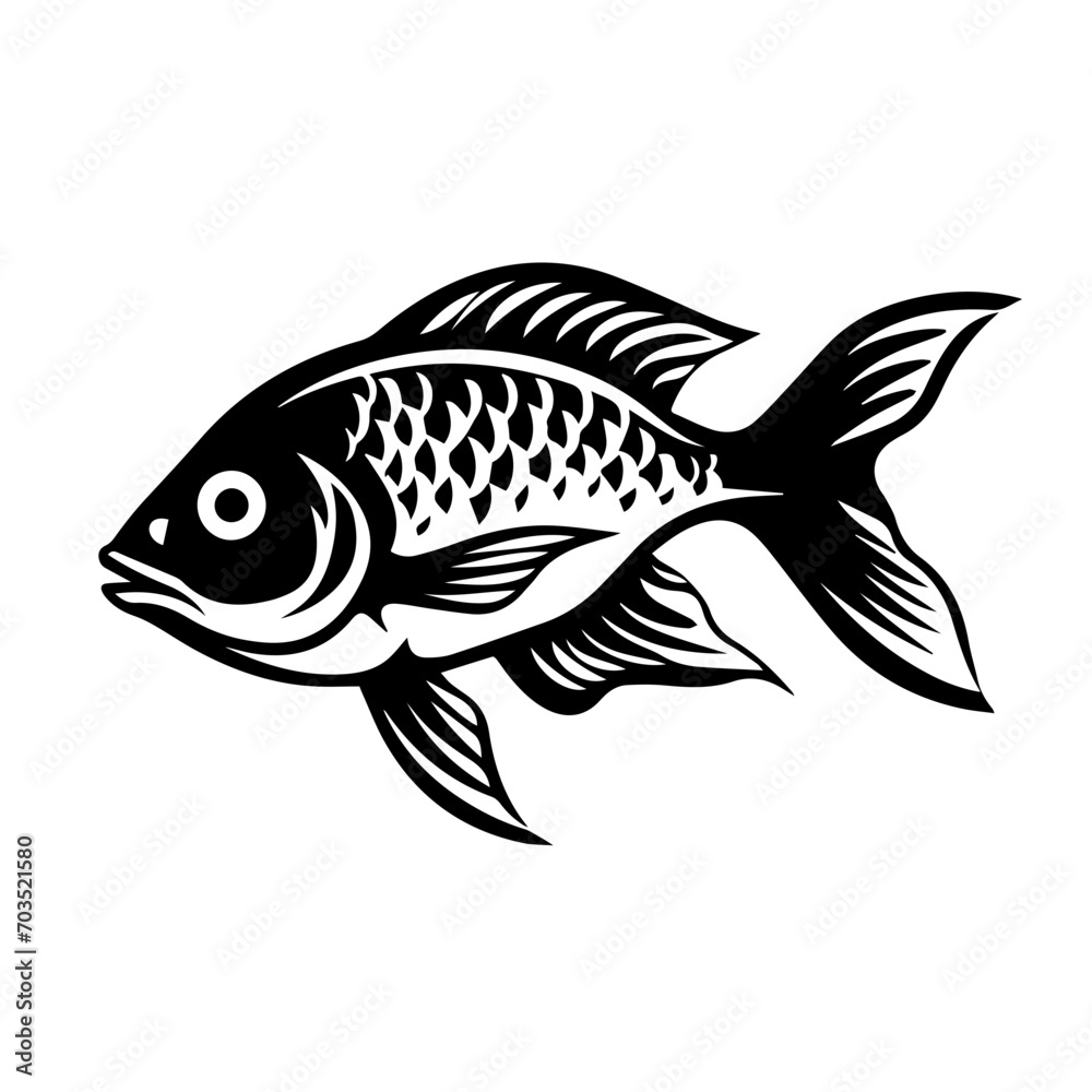 Vibrant Tropical Fish Underwater Vector Vibrant Tropical Fish Underwater Vector