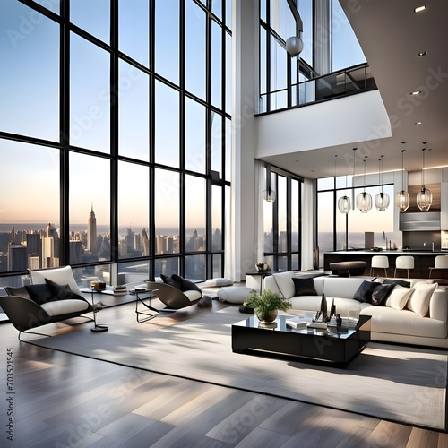 Envision a city penthouse with stunning skyline views, sleek design, and a vast terrace with a private pool. It's the epitome of modern urban living, seamlessly blending elegance and convenience.