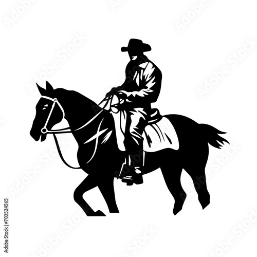 Equestrian Horse Rider Sporting Vector Art © Mateusz