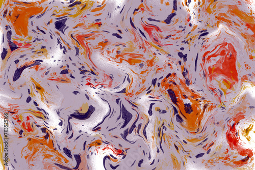 Abstract colorful painted surface background.