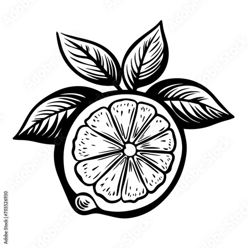 Fresh Lemon Fruit Vector Art