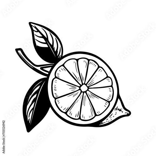 Fresh Lemon Fruit Vector Art