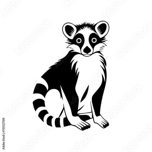 Wild Lemur Vector